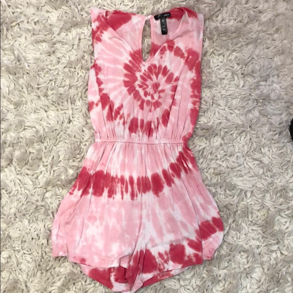 NWT XS AQUA ROMPER
